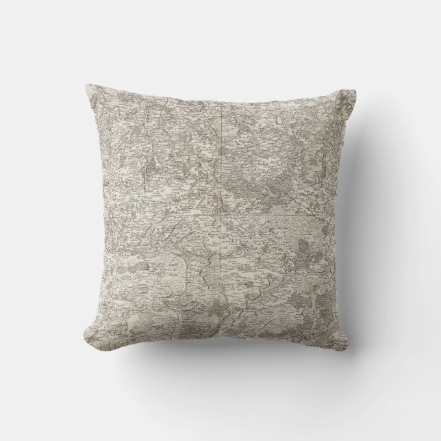 Tours Throw Pillow (Front)