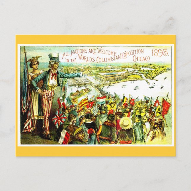Tous bienvenus - Carte postale (Devant)