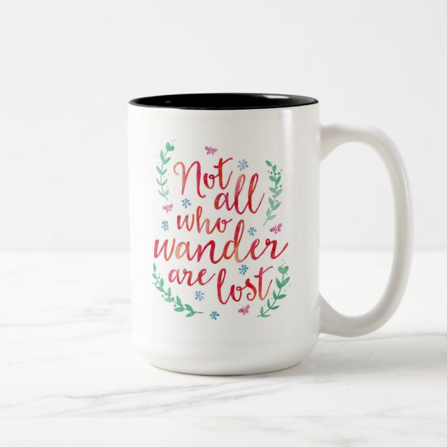 Tous ceux qui se baladent ne sont pas perdus Mug D (Droit)