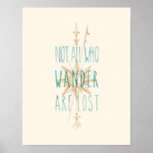 Tous Ceux Qui Vont Ne Sont Pas Perdus Poster Inspi