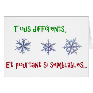 tous différents et pourtant si semblables