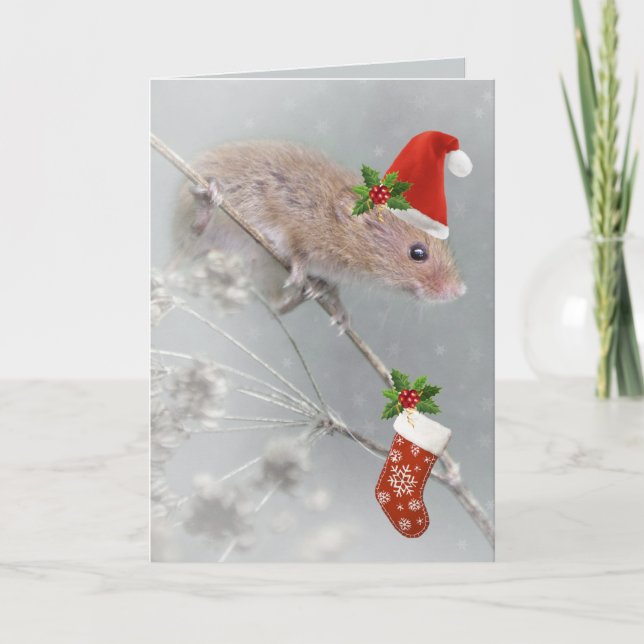 Tous ensemble pour la carte de Noël Père Noël (Devant)