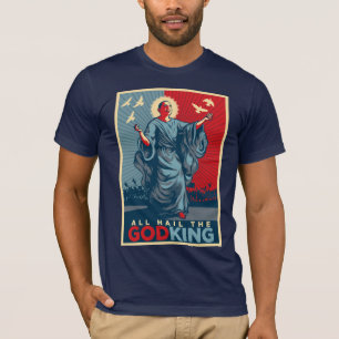 Tous grêlent le Dieu-Roi Obama T-shirt