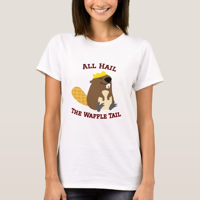 Tous Hail the Waffle Tail T-Shirt (Devant)
