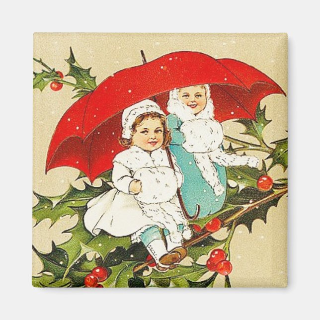 Tous les bons voeux Magnet Vintage (Devant)