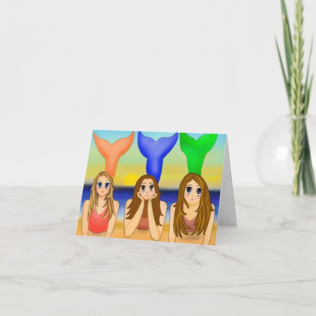 Tous les Cartes pour notes de sirènes d'occasion (Devant)