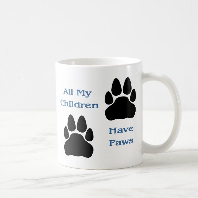 Tous mes enfants ont la tasse de pattes (Droite)