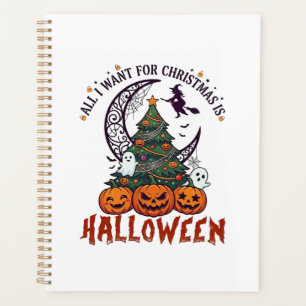 Tous Veulent Noël Halloween Arbre Citrouilles Fant