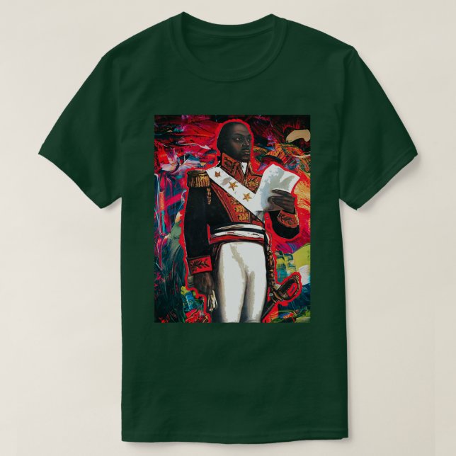 Toussaint Louverture Abstract T-Shirt (Design Front)
