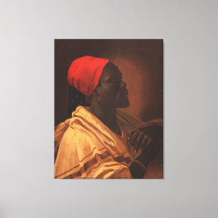 Toussaint L'Ouverture by George DeBaptiste (1870) Canvas Print
