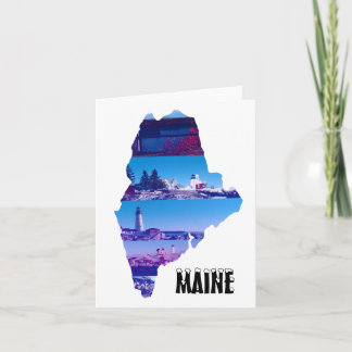 Tout à propos de Maine Note Card