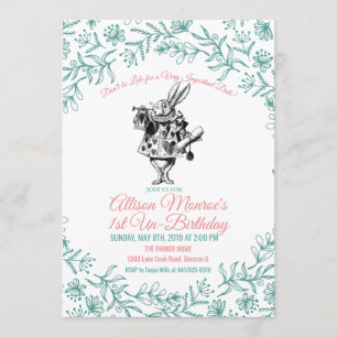 TOUT ÂGE - Alice au pays des merveilles Invitation