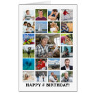 Tout âge Anniversaire Photo Collage 22 Photos Jumb