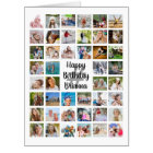Tout âge Anniversaire Photo Collage 46 Photos Pers