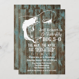 TOUT ÂGE - Pêche Invitation d'anniversaire