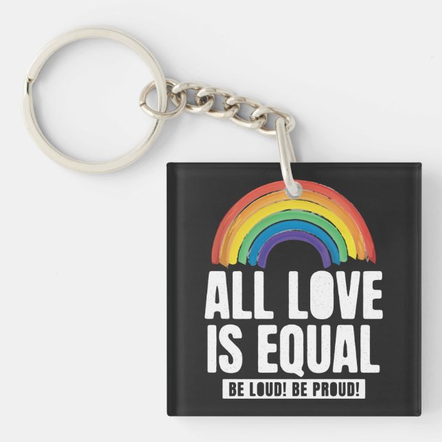 Tout amour est la même fierté LGBT Egalité des dro (Devant)