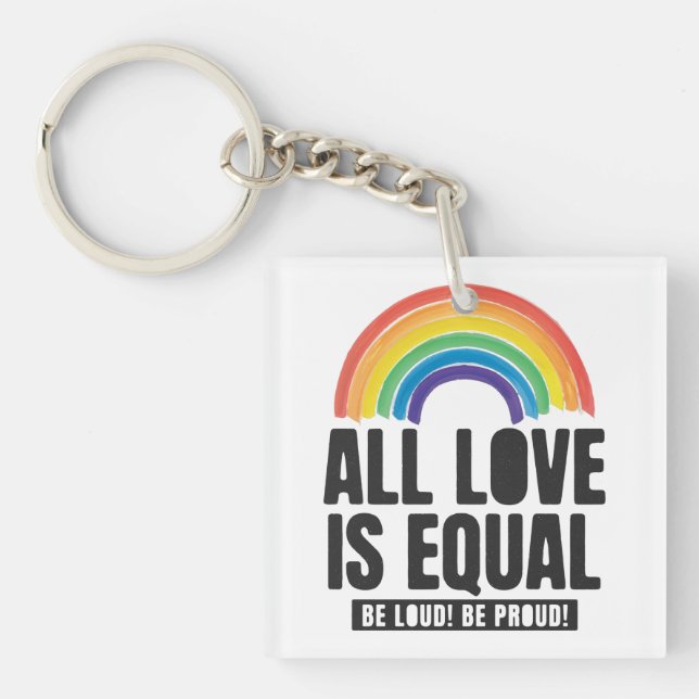 Tout amour est la même fierté LGBT Egalité des dro (Devant)