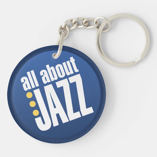 Tout au sujet du porte - clé à double face de jazz (Dos)