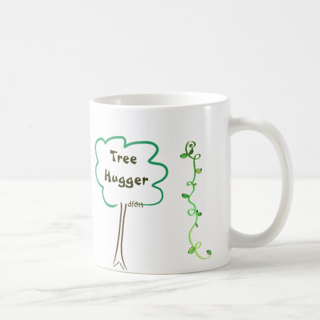 Tout autour de l'arbre Hugger avec la tasse de (Droite)
