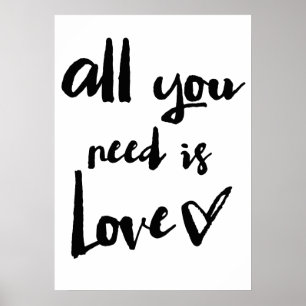 Tout Ce Dont Vous Avez Besoin Est L'Amour   Poster