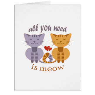 Tout ce dont vous avez besoin est moi, chats de la