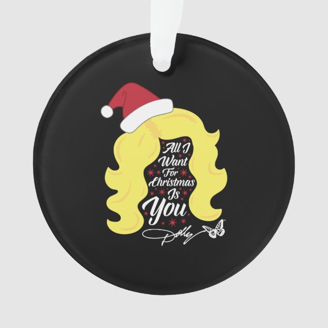 Tout ce que je veux Noël Dolly Wig (devant)