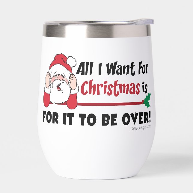 Tout ce que je veux pour Noël Bah Humbug Funny (Gauche)