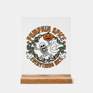 Tout Citrouille Épice Nice Halloween Squelette V