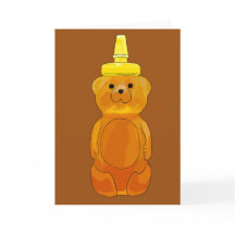 Tout comme Honey marrón cartes de voeux