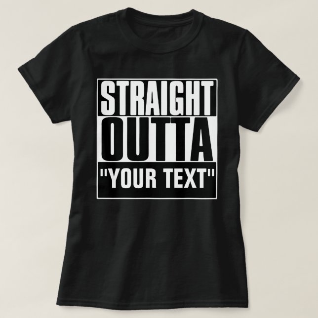 TOUT DE SUITE VOTRE T-shirt TEXTE (Design devant)
