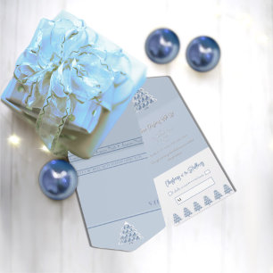 Tout En Un Blue All in One Christmas Event Invitation