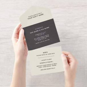 TOUT EN UN INVITATION