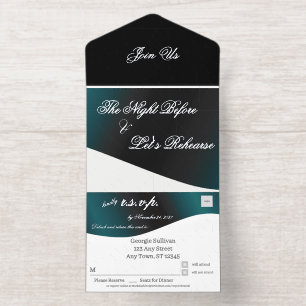 Tout En Un Invitation Carton d'invitation de répétition tout-en-un en fe