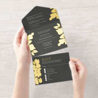 Élégant Foliage Mariage personnalisé