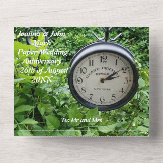 Tout En Un invitation pour le 1er anniversaire de mariage sur