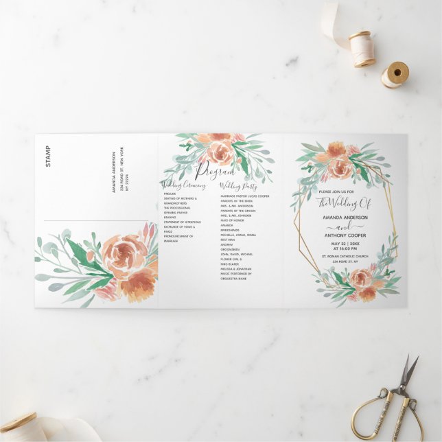 Tout en un programme d'invitation rsvp détails réc (Extérieur)