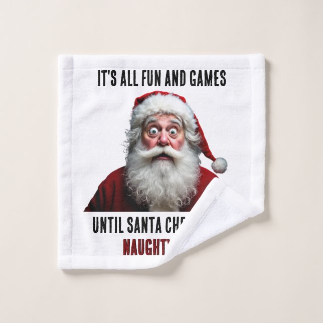 Tout est amusant et jeux, Noël au Père Noël (Gant de toilette)