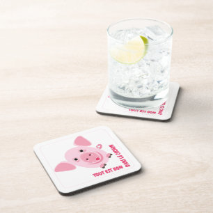 Tout est bon dans le cochon - a French proverb Coaster