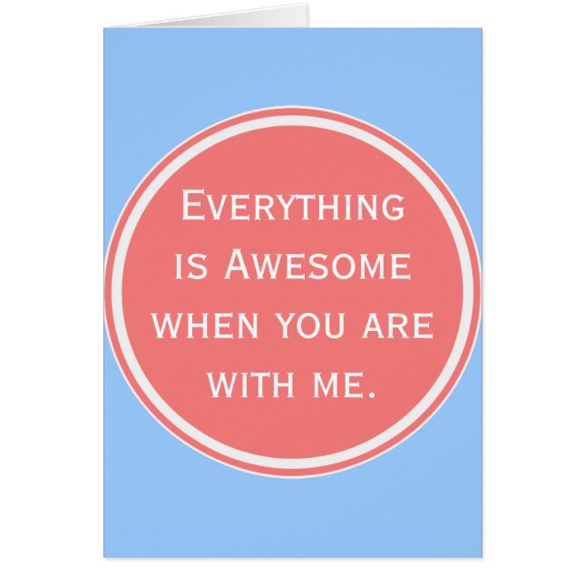 Tout est impressionnant (Devant)