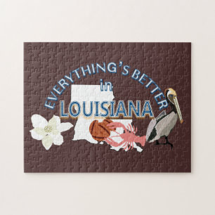 Tout est meilleur dans le puzzle de la Louisiane