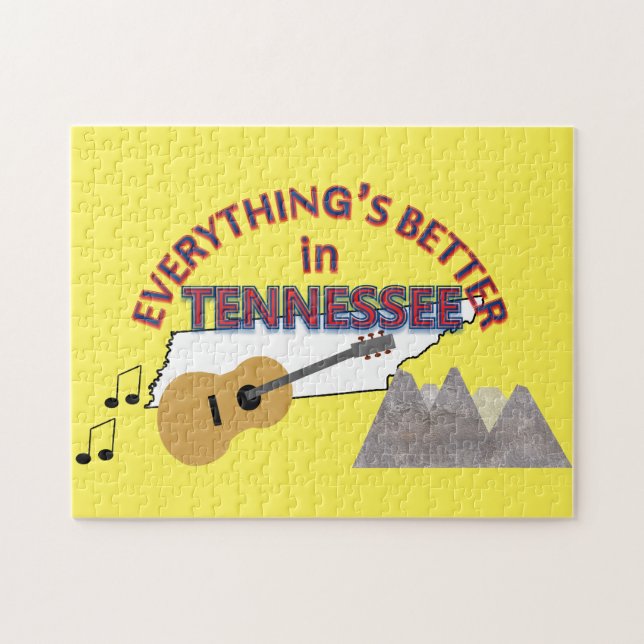 Tout est meilleur dans le puzzle du Tennessee (Horizontal)