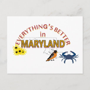 Tout est mieux dans la carte postale du Maryland