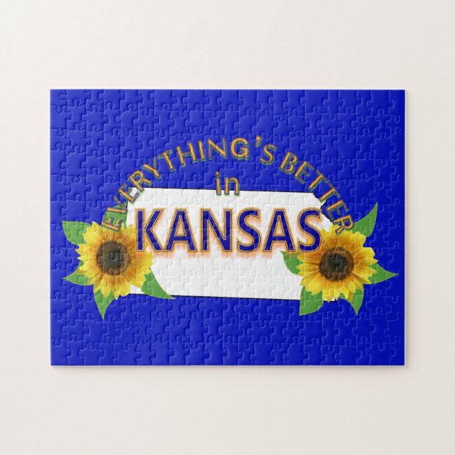 Tout est mieux dans le Puzzle du Kansas (Horizontal)