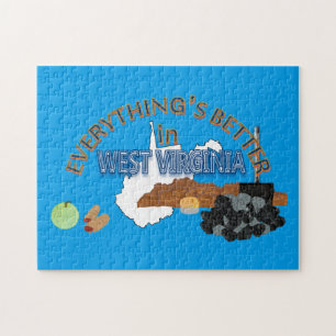 Tout est mieux en Virginie Occidentale Puzzle