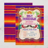 TOUT ÉVÉNEMENT - Invitation à une fête mexicaine F