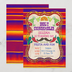 TOUT ÉVÉNEMENT - Invitation à une fête mexicaine F