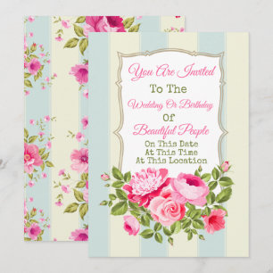 Tout événement Invitation florale