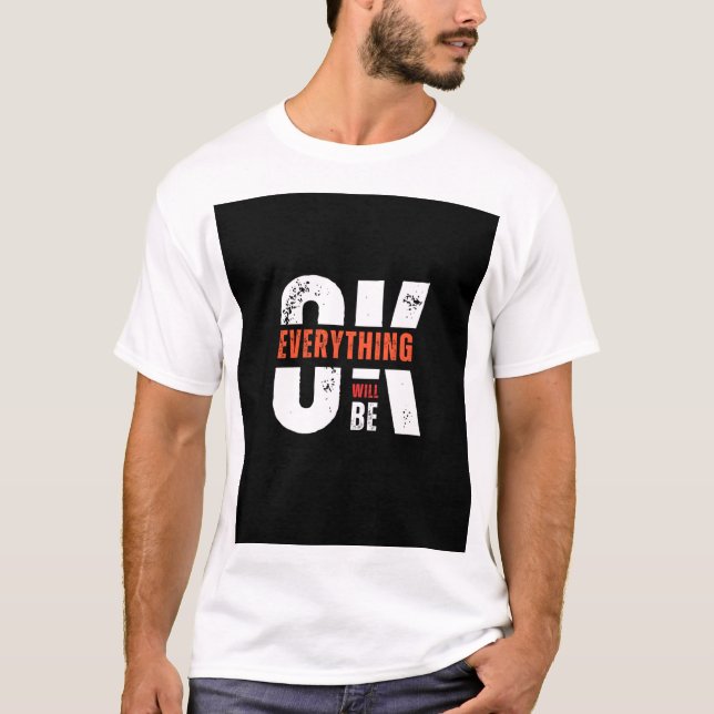 Tout Ira Bien T-Shirt Graphique - Q Positif (Devant)