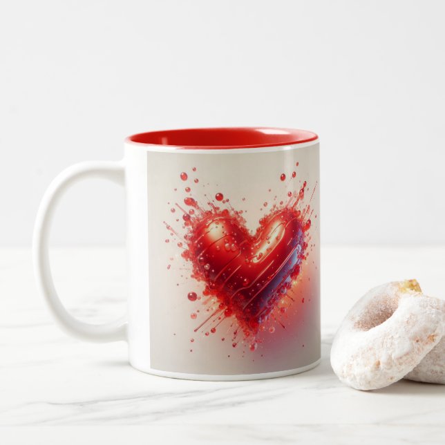 Tout l'amour collecté Mug (Avec donut)