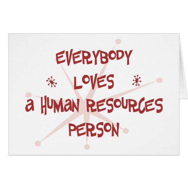 Tout le monde aime une personne de ressources (Devant horizontal)